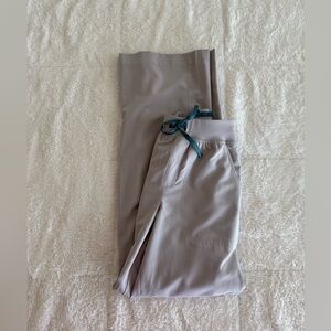 women's Slate High Waisted Isabel Wide Leg - Tall Scrub Pant - S